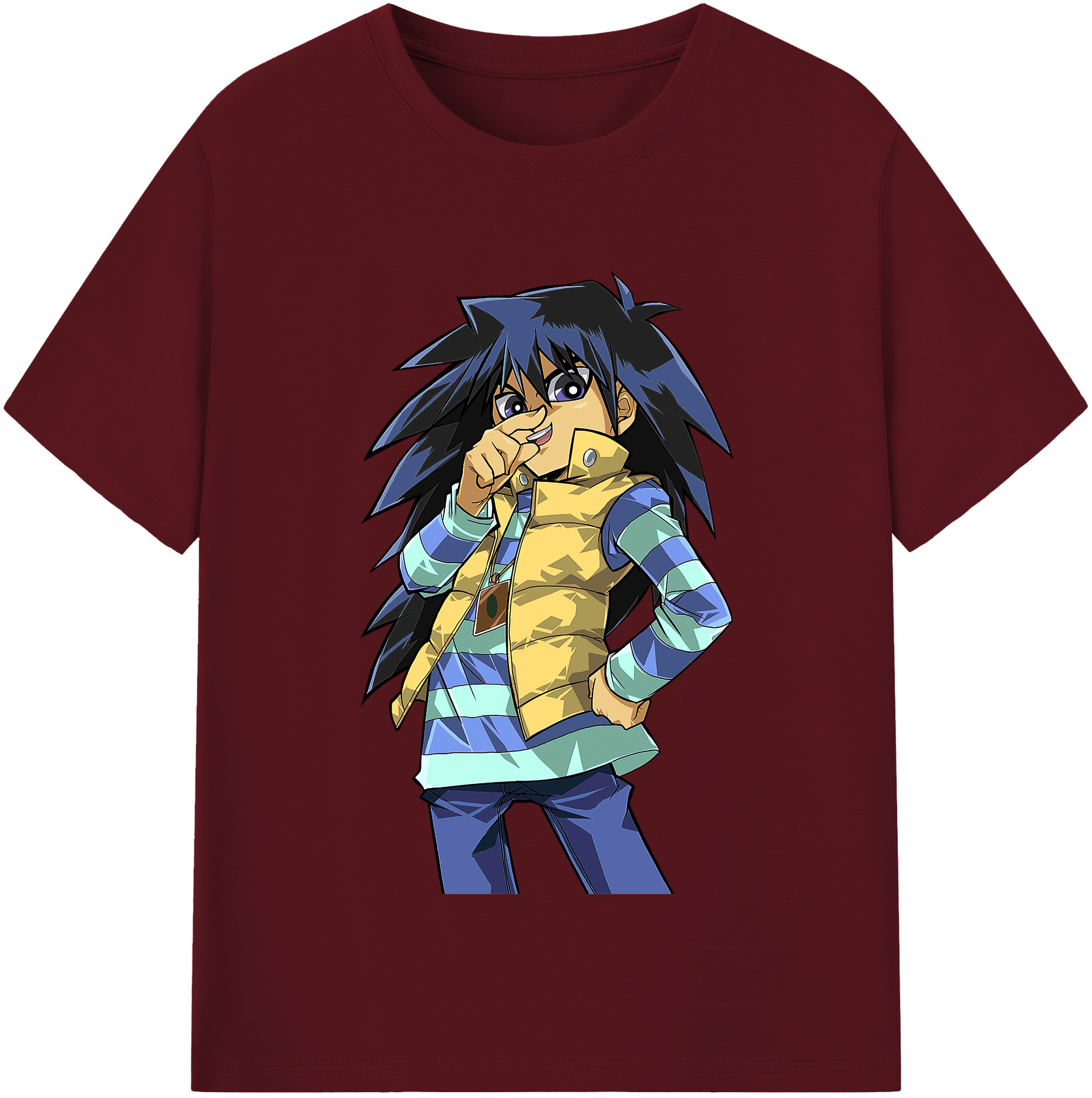 （画像用） 遊☆戯☆王 Yu-Gi-Oh! 綿100％半袖Tシャツ（フロントプリント）